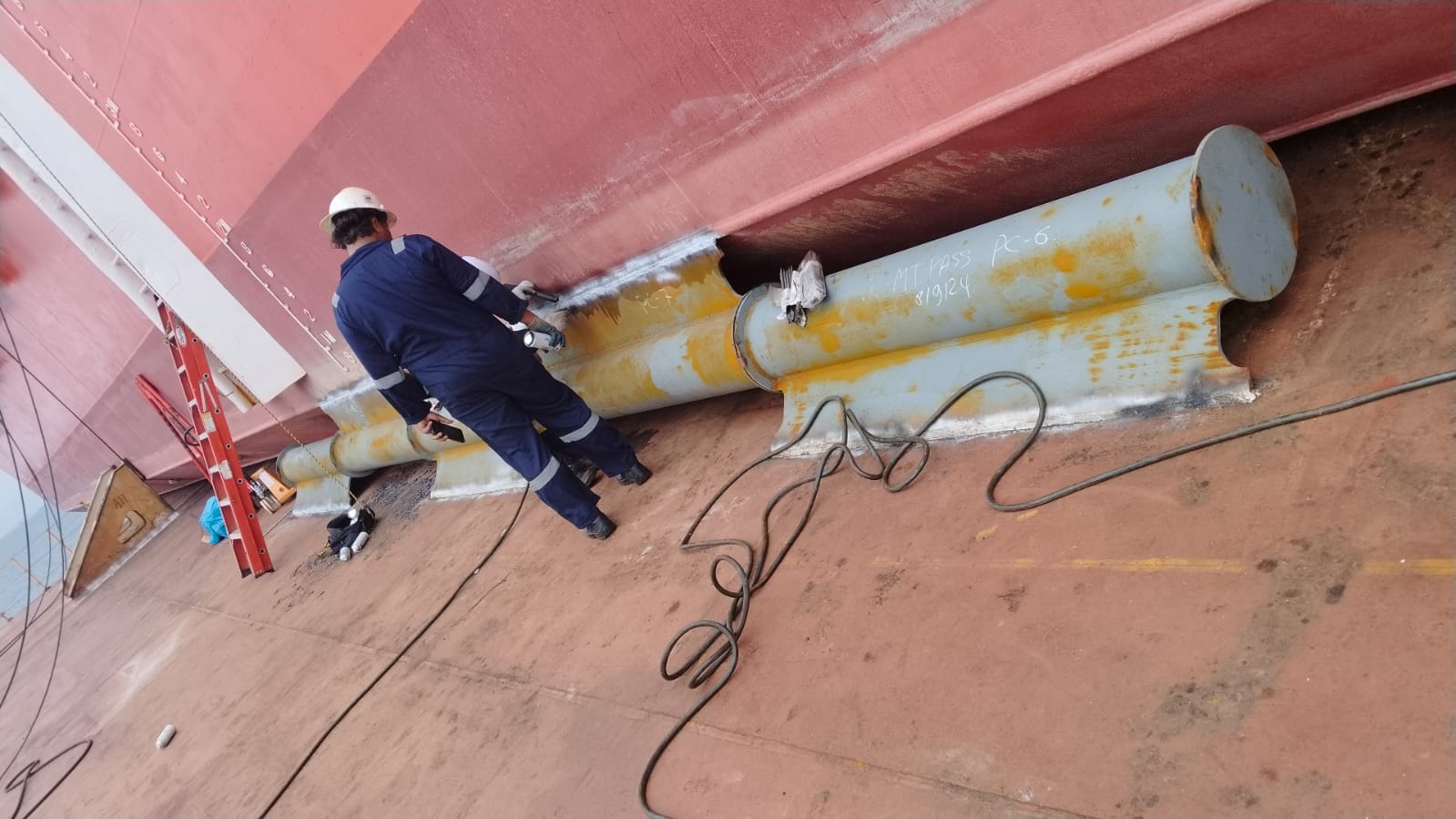 Install MPI Chock Photo